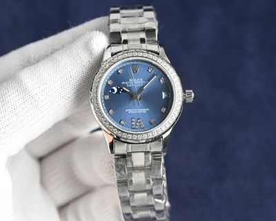 Rolex Datejust Call8217 Movement MOP Dial Ceramic Steel Band Lady Watch